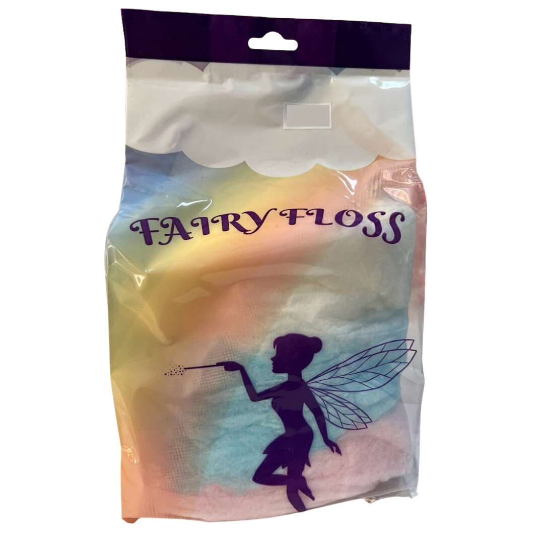 Fairy Floss Bag 120g (Pink, Blue or Rainbow) (DNO)