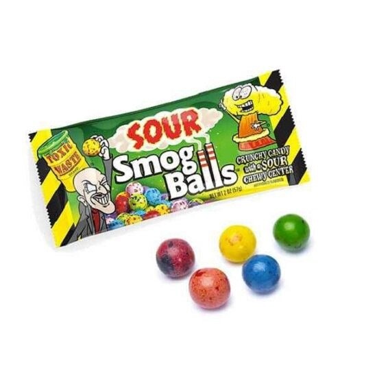 Toxic Waste Sour Smog Balls 57g