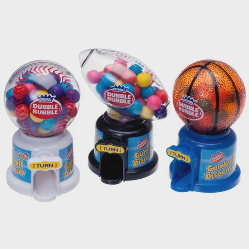 Dubble Bubble Mini Gumball Machine - Sports 40g