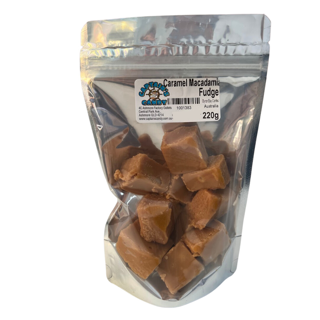 Fudge - Caramel Macadamia, Size: 220g