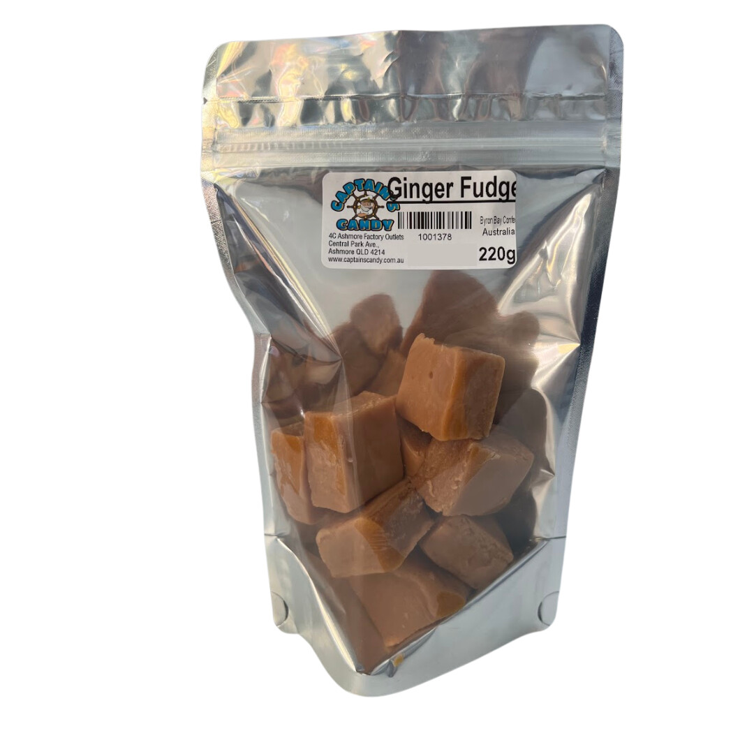 Fudge - Ginger, Size: 220g