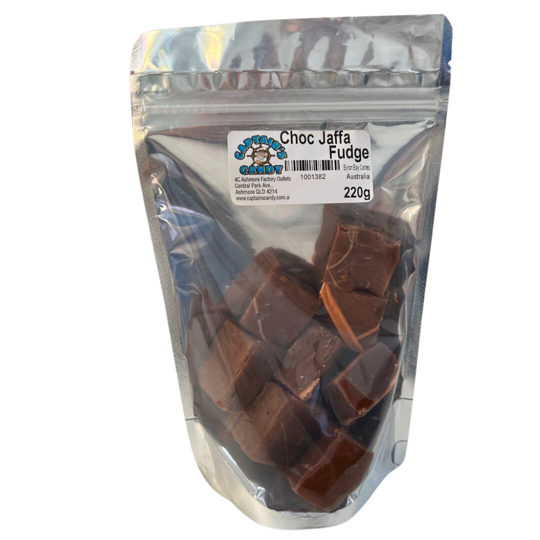 Fudge - Choc Jaffa, Size: 220g
