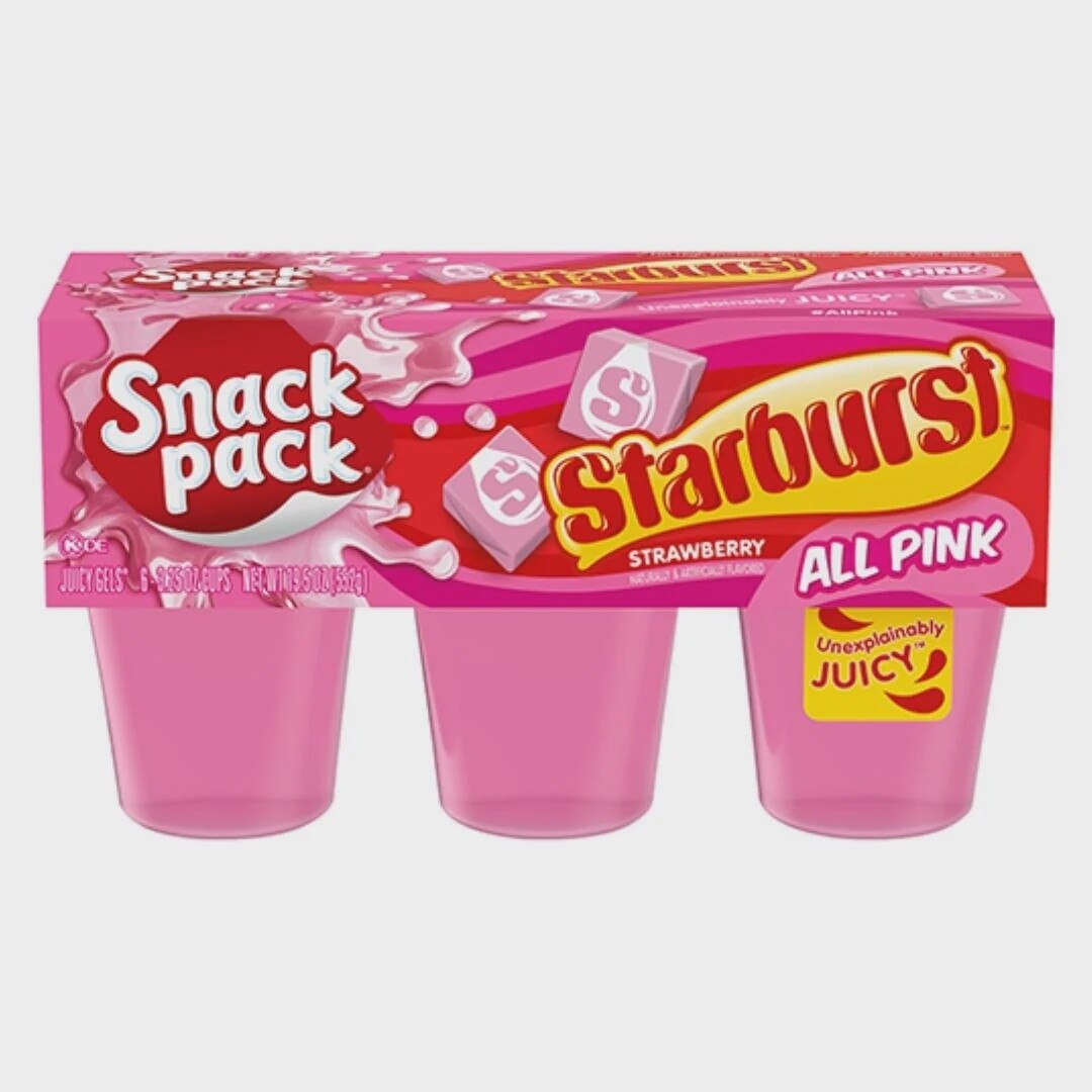 Snack Pack Starburst All Pink