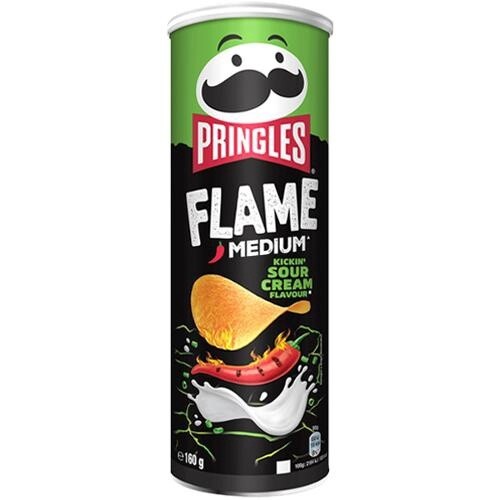 Pringles (UK) - Flame Medium Kickin Sour Cream 160g