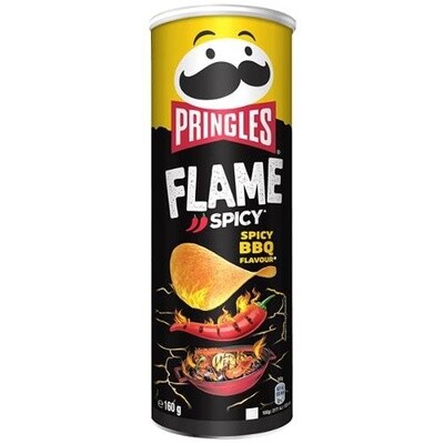 UK Pringles - Flame Spicy BBQ 160g