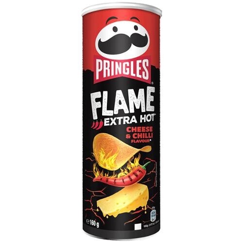 Pringles (UK) - Flame Extra Hot Cheese &amp; Chilli 160g