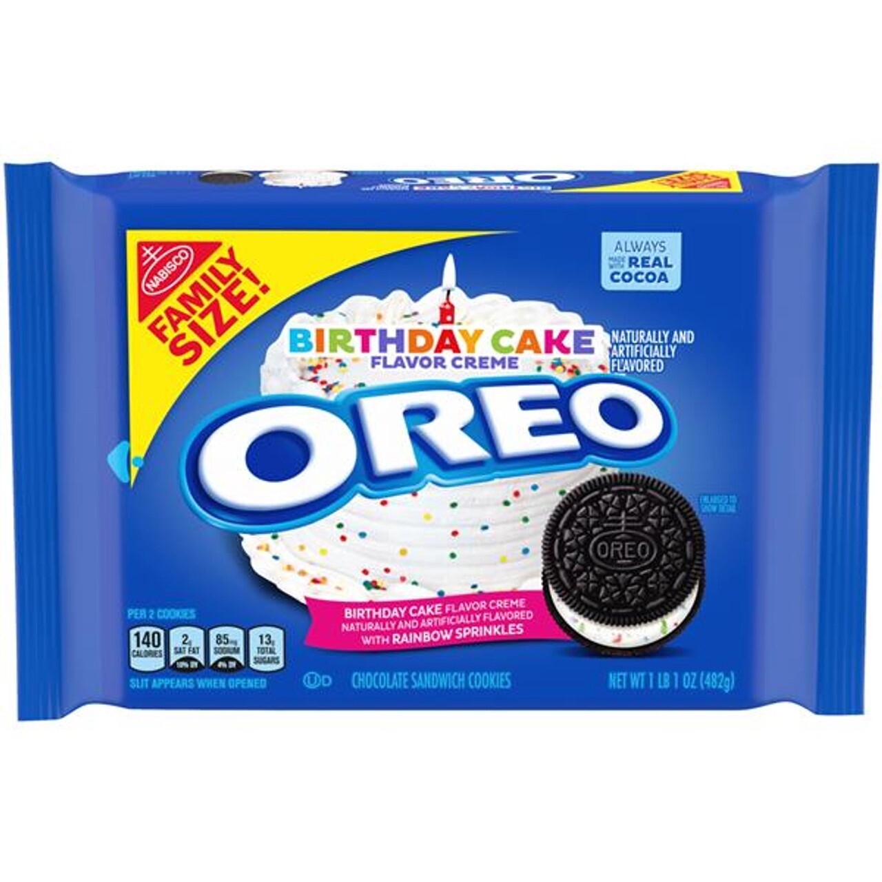 Oreo Biscuits - Birthday Cake 482g