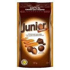 Junior Caramels Minis pouch 127g