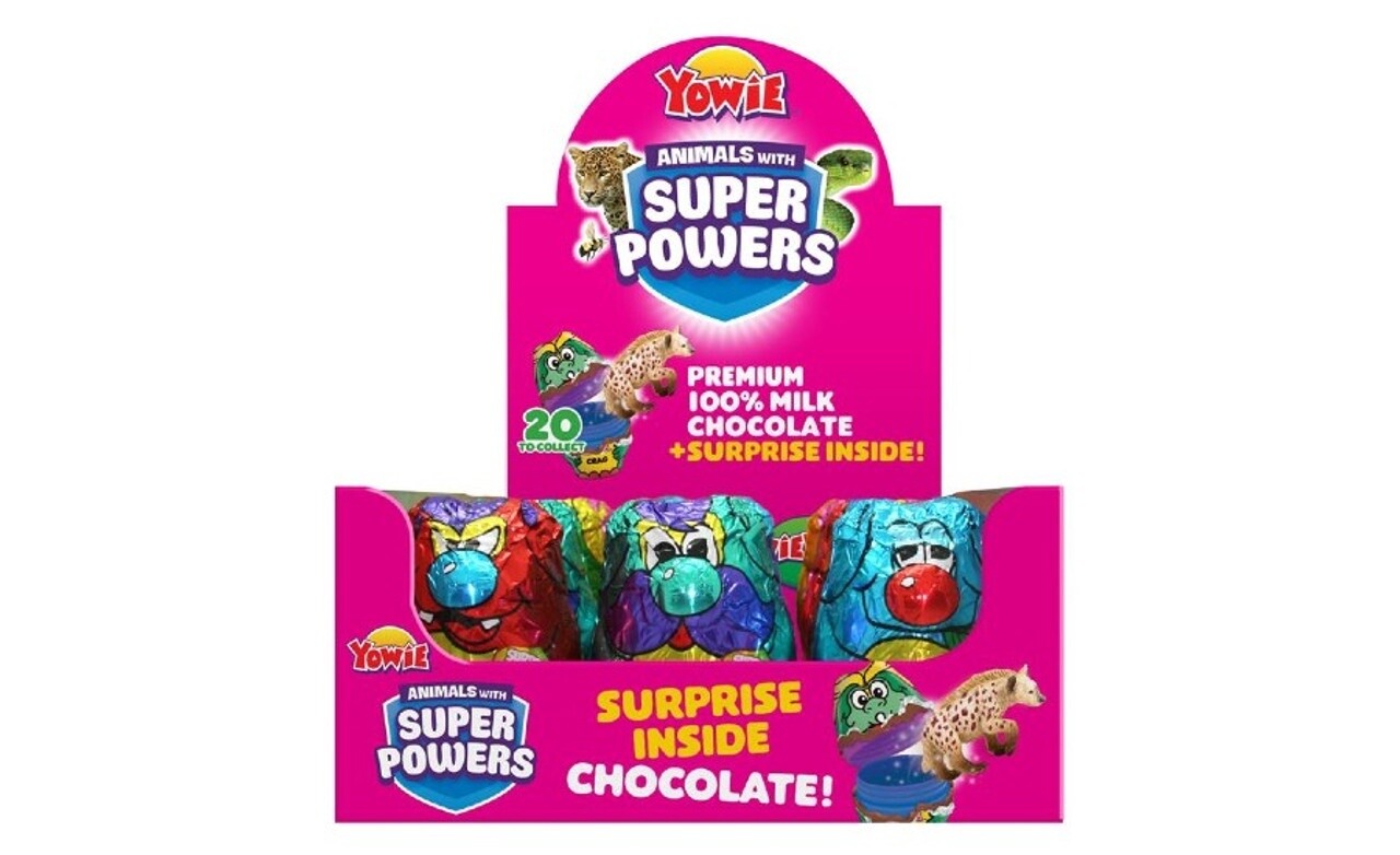 Yowie Milk Chocolate 28g - Animals with Super Powers