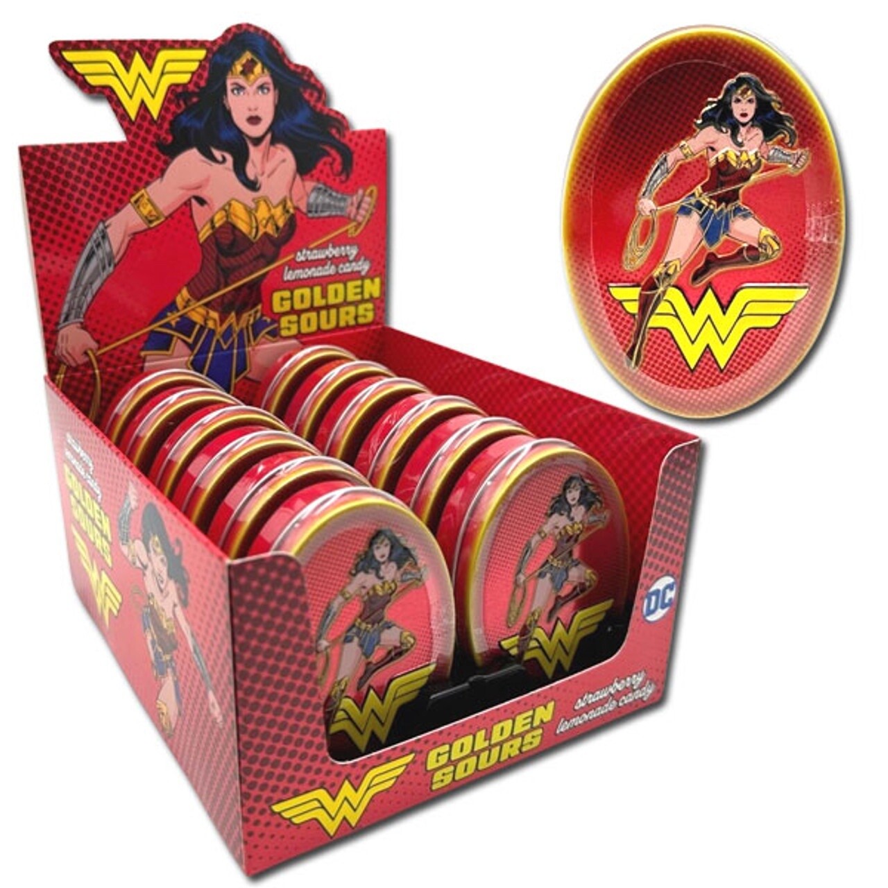 Wonder Woman Golden Sours Candy Tin