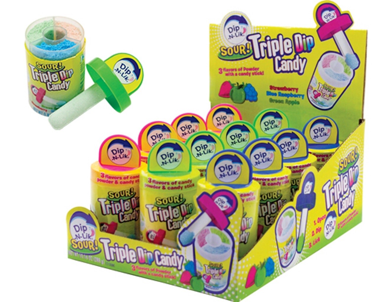 Sour Triple Dip Candy 24g