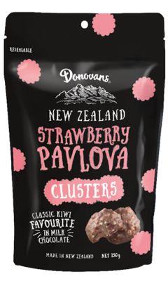 Strawberry Pavlova Clusters 150g (DNO)