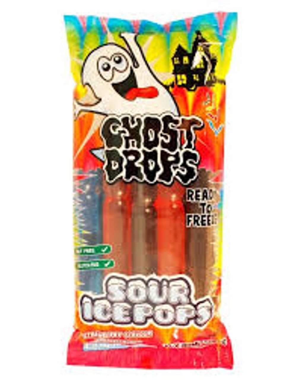 Ghost Drops sour ice pops 10pc (80ml)
