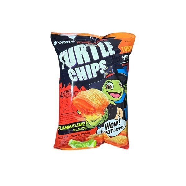 Orion Turtle Chips Flaming Hot 160g