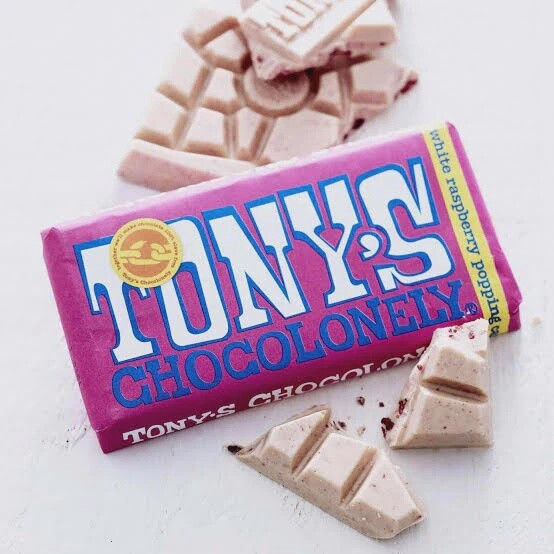 Tony&#39;s Chocolonely 180g - Raspberry Popping Candy
