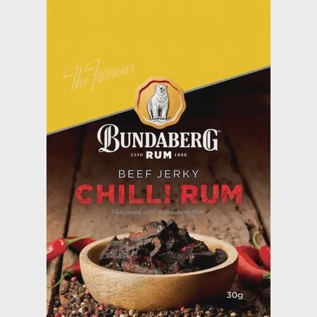 Bundaberg Rum Chilli Rum Beef Jerky 30g