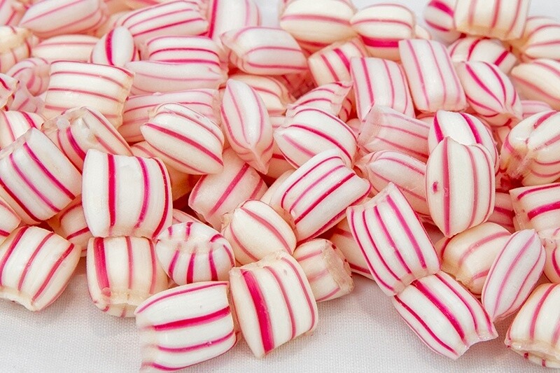 Rock Candy - Peppermint Bullseye 100g