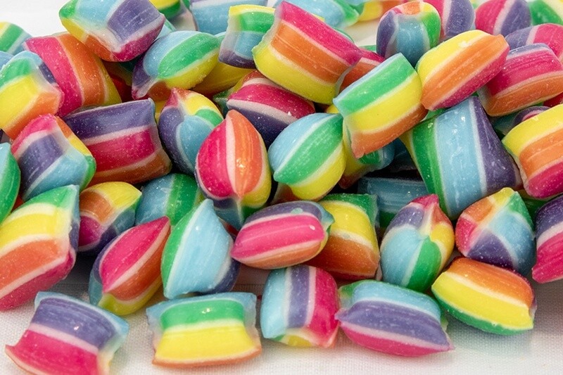 Rock Candy - Rainbow Bubblegum 100g