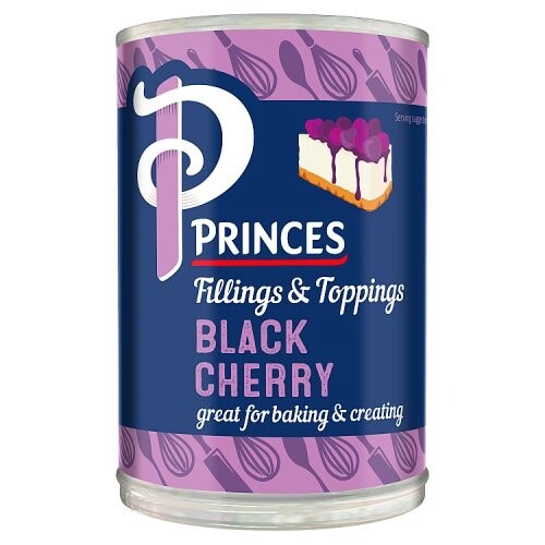 Princes Fruit Pie Filing 410g - Black Cherry