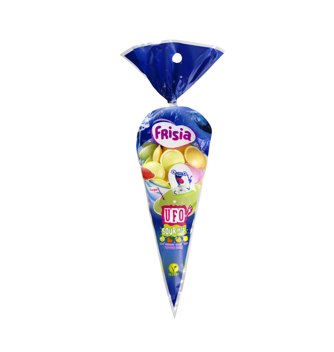 Flying Saucers (UFO&#39;s) Cone bag - Sours 50g
