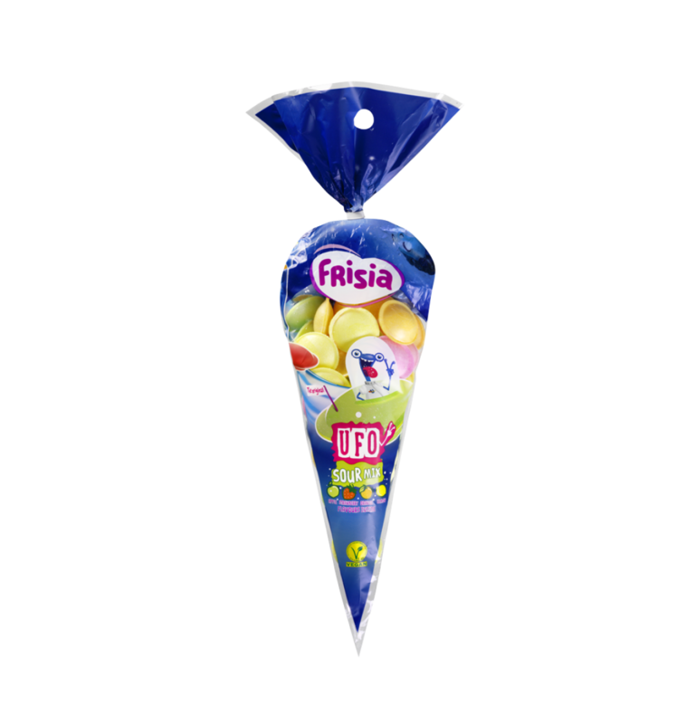 Flying Saucers (UFO&#39;s) Cone bag - Sours 50g