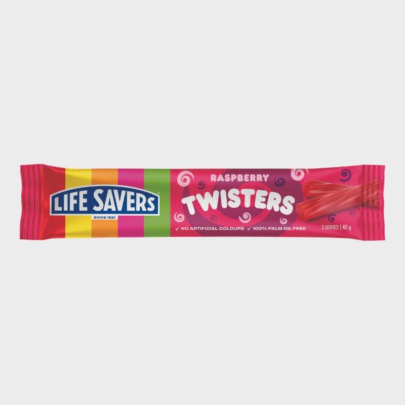 Life Savers Raspberry Twisters Twin Pack 40g