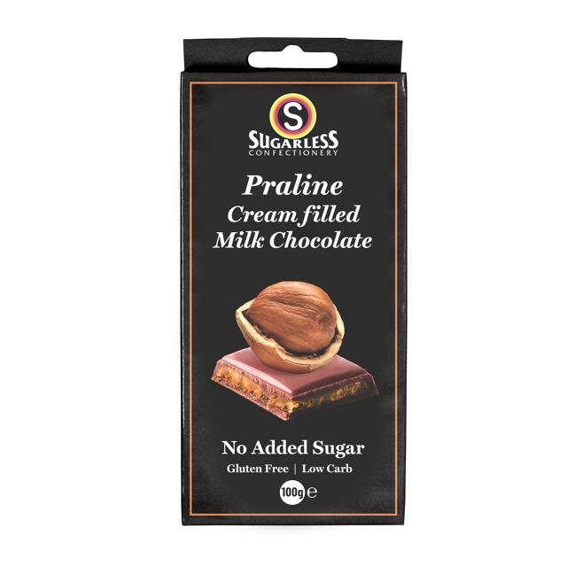 Praline Cream Filled Milk Chocolate 100g