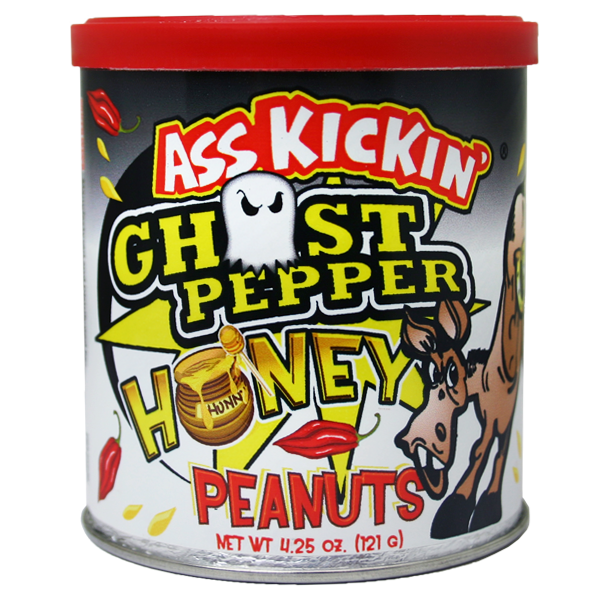 Ass Kickin' Ghost Pepper Honey Peanuts 119g