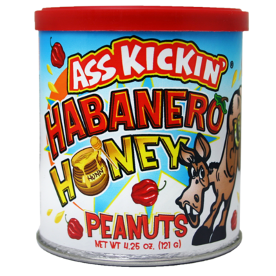 Ass Kickin&#39; Habanero Honey Peanuts 119g