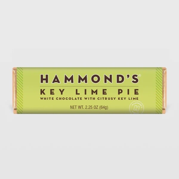 Hammond&#39;s Chocolate Bar 65g - Key Lime Pie White Chocolate