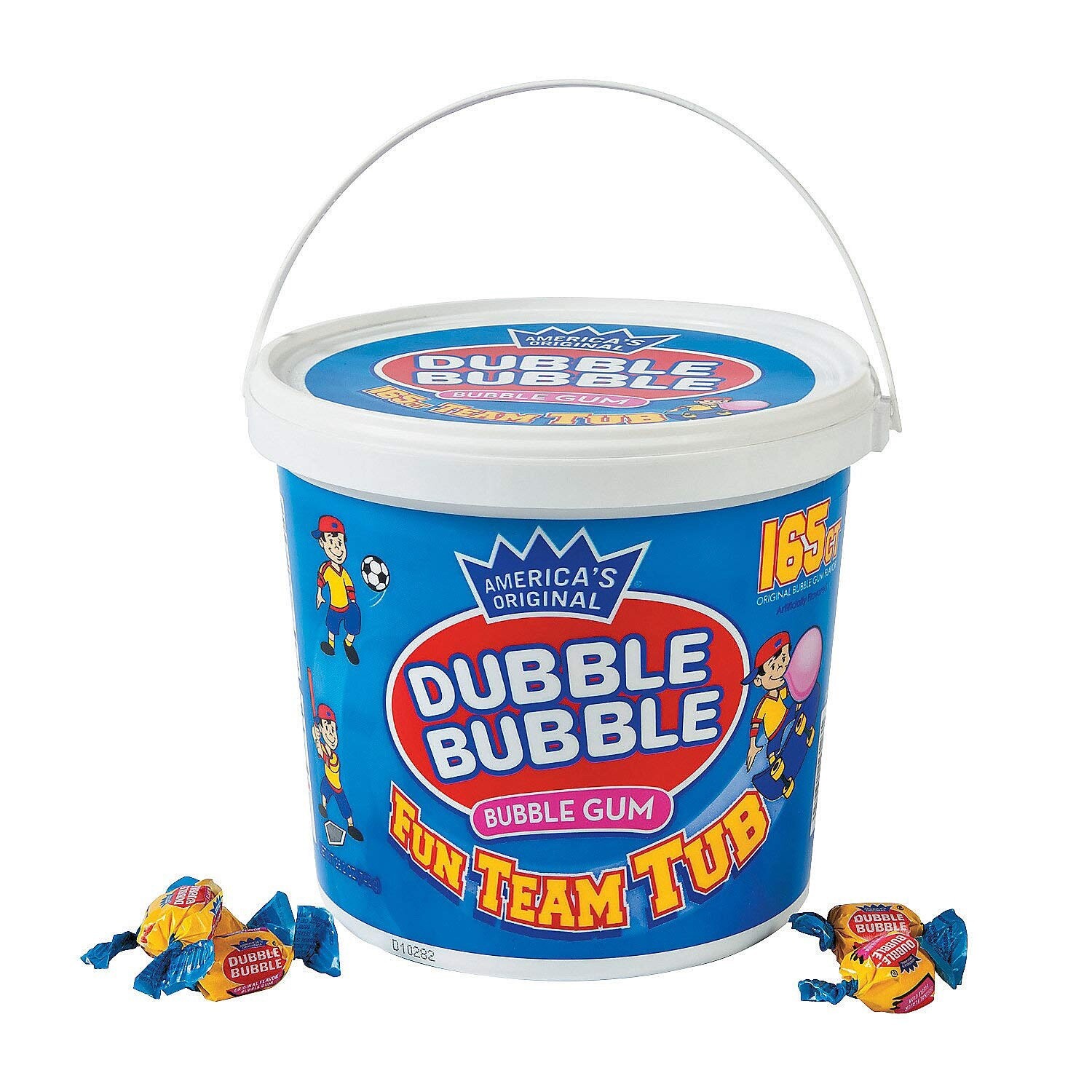 Dubble Bubble Team Tub 165pc