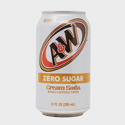 A&W Creaming Soda Zero Sugar 355ml