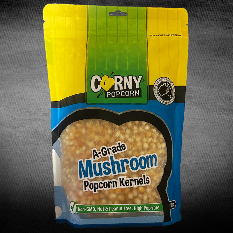 Popcorn Kernels 1kg - A Grade Mushroom Kernels