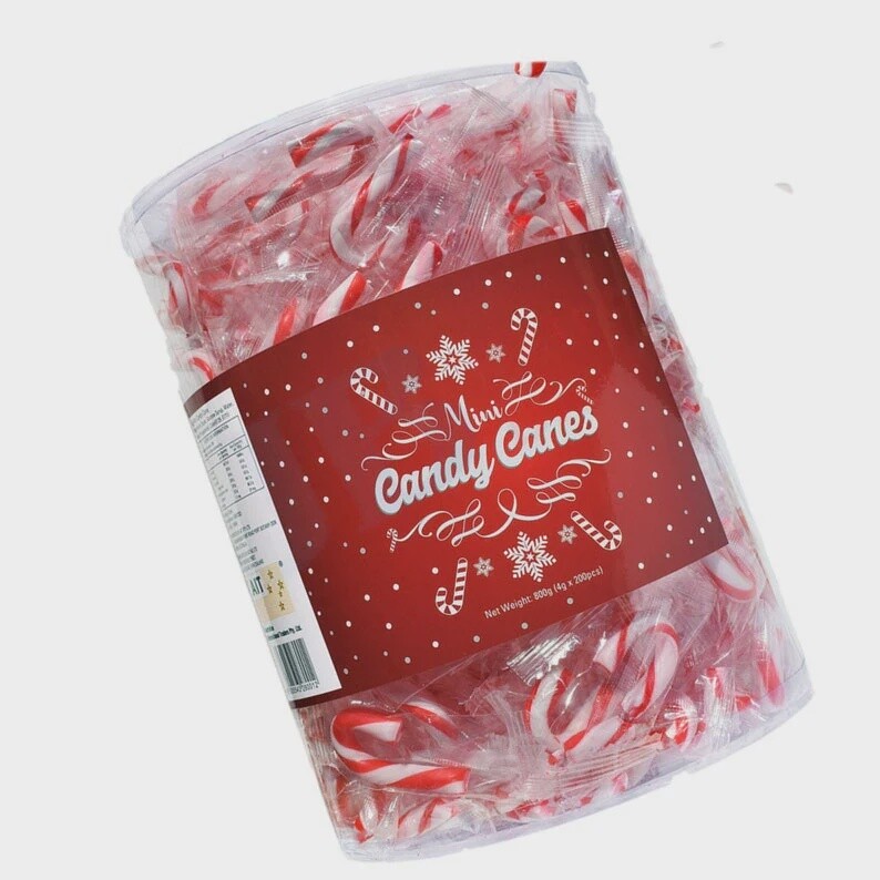 Mini Candy Canes 4g x 200pc tub