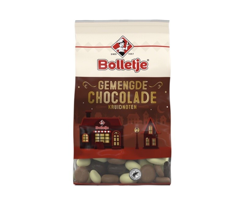 Mixed Chocolate Spiced Nuts (Chocolade Kruidnoten) 250g