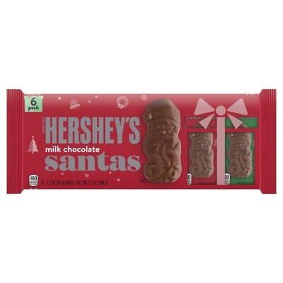 Hershey's Milk Chocolate Santas
