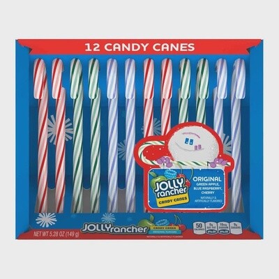 Jolly Rancher Candy Canes 149g (12pc)
