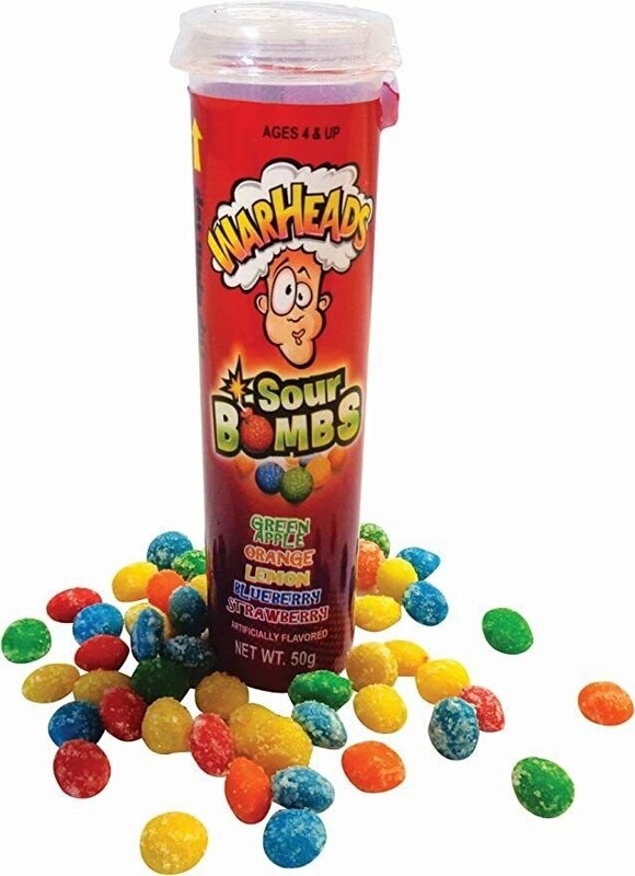 Warheads Sour Bombs 50g, Quantity: 50g x 1