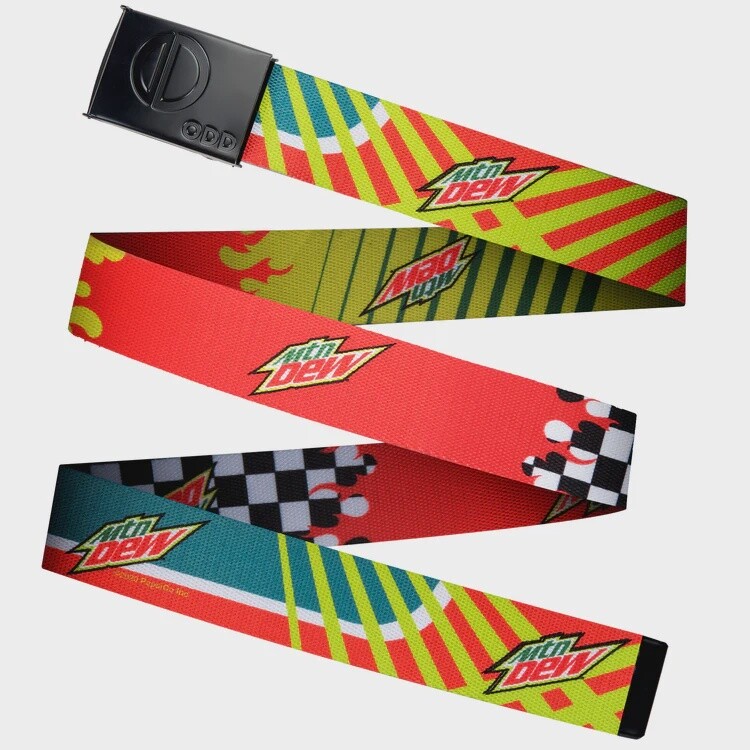 Odd Sox Belt - Mtn Dew Racing