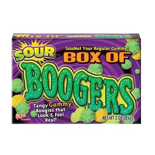 Sour Boogers 85g Movie Box