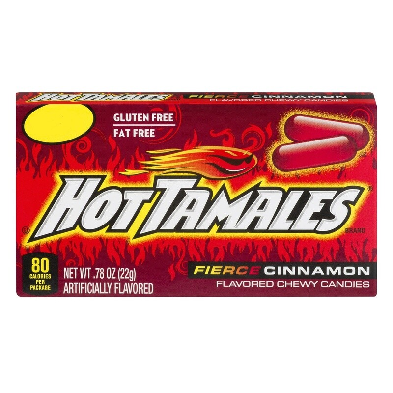 Hot Tamales Fierce Cinnamon mini box 22g