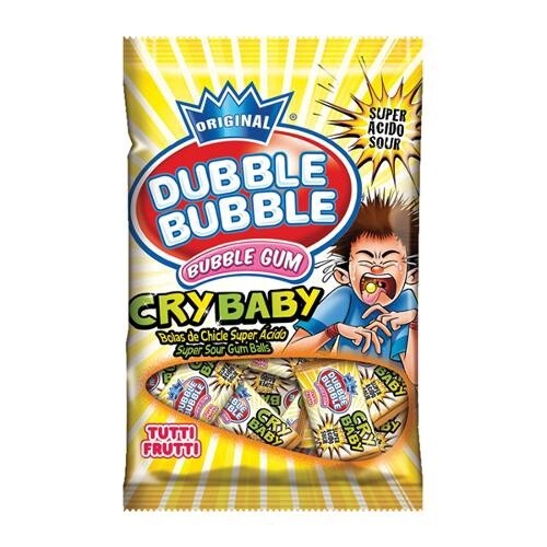 Dubble Bubble Crybaby Super Sour Gum Balls 85g