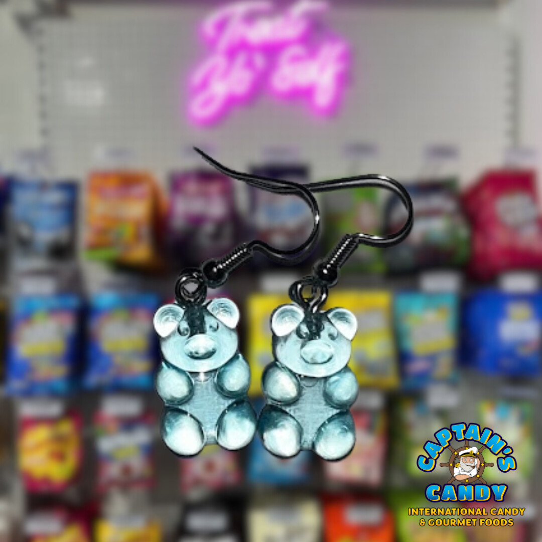 Earrings - Gummi Bear - Baby Blue