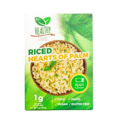 Riced Hearts of Palm 255g