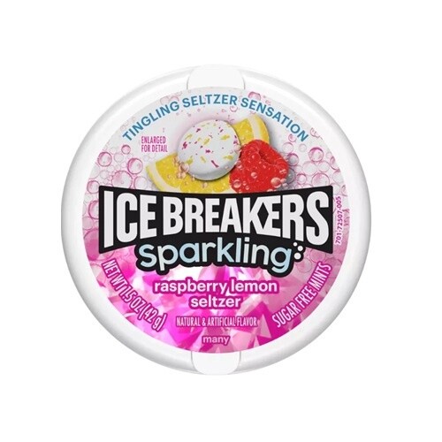 Ice Breakers 42g - Sparkling Raspberry Lemon Seltzer