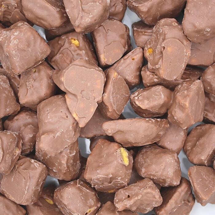 Chocolate Coated Peanut Brittle - Milk Choc (Cooks)