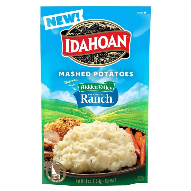 Idahoan Mashed Potatoes  - Hidden Valley Ranch Seasoned