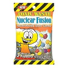 Toxic Waste Nuclear Fusion Sour Candy 57g Hangsell