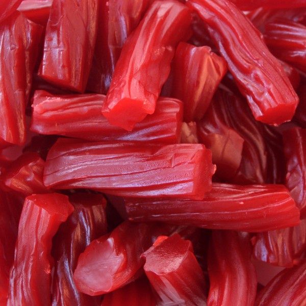 Licorice Twists (Pieces) - Strawberry, Flavour: 250g