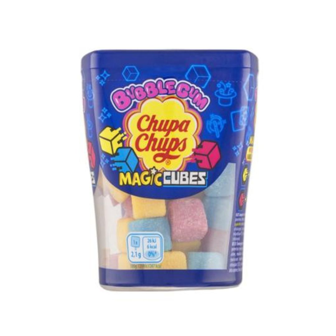 UK Chupa Chups Bubblegum Magic Cubes 85g